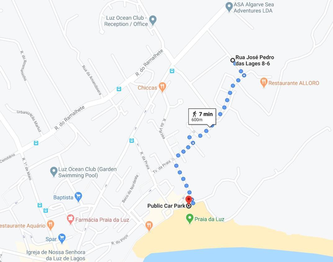 Praia Da Luz Mar E Sol Apartamento エクステリア 写真